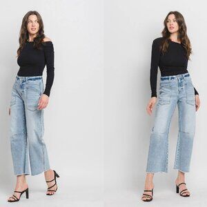 I9 Vervet Super HIgh Rise Barrel Jean PLUS